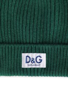 Dolce & Gabbana Muts met logopatch - Groen