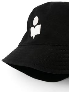 ISABEL MARANT Vissershoed met geborduurd logo - Zwart