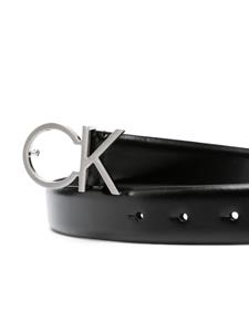Calvin Klein Riem met logogesp - Zwart