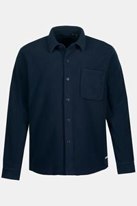 JP1880 Businesshemd Hemd Overshirt Langarm Fleece Kentkragen