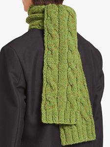 Prada Kabelgebreide sjaal - Groen