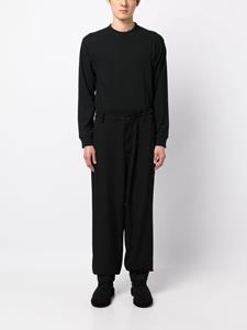 Yohji Yamamoto Ruimvallende broek - Zwart