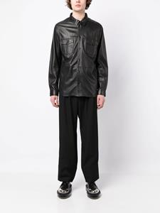 Yohji Yamamoto Ruimvallende broek - Zwart