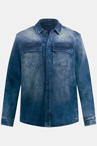 JP1880 Businesshemd Jeanshemd Overshirt Langarm Kentkragen bis 8 XL