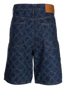 Trussardi Shorts met grafische print - Blauw