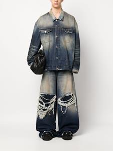 VETEMENTS Jeans met wijde pijpen - Blauw
