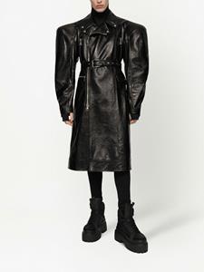 Dolce & Gabbana Oversized trenchcoat - Zwart