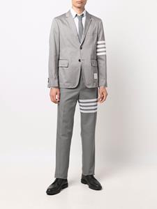 Thom Browne Pantalon met vier strepen - Grijs