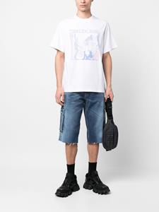 Martine Rose Denim cargo shorts - Blauw