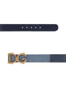 Dolce & Gabbana Riem met logogesp - Blauw