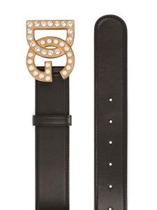 Dolce & Gabbana Armband verfraaid met kristallen - Zwart