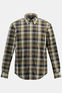 JP1880 Businesshemd Karohemd Langarm Buttondown-Kragen Modern Fit