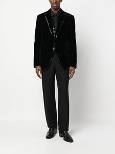 Dsquared2 sequined-trim velvet blazer - Zwart
