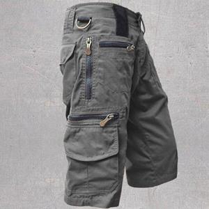 EUREKA YZJ Capris Heren Loose Fitting Summer Casual Broek Multi Bag Pure Cotton Work Shorts