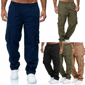 Home Love1 Mens Cargo Trousers Lightweight Elasticated Combat Work Bottoms Pants S-4XL