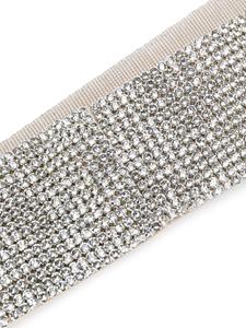 Dolce & Gabbana kristallen versierde riem - Metallic