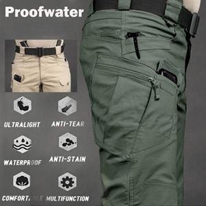 FengFeng Net Tactical Pants Male Special Forces Camouflage Pants Overalls Autumn Outdoor Multi-pocket Pants Wear-resistant Training Pants Army Fan Pants