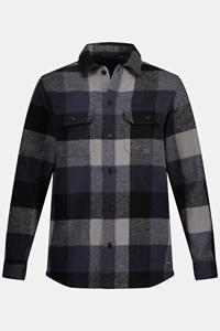 JP1880 Businesshemd Overshirt Workwear Langarm Karo-Flanell Hemd