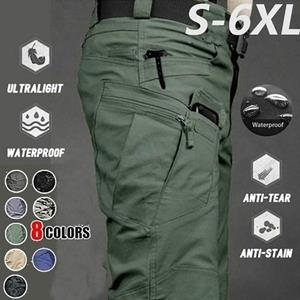 Damaiya11 Summer Casual Lightweight Army Military Long Trousers Male Waterproof Quick Dry Cargo Camping Overalls Tactical Pants Breathable