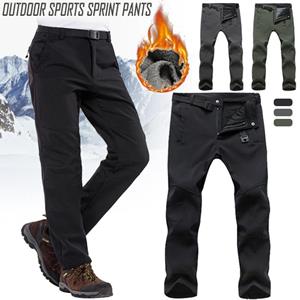 School&Office Love Mens Hiking Pants Windproof Waterproof Trousers Thermal Fleece Winter Outdoor