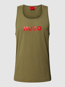 HUGO Tanktop met labelprint, model 'BAY'