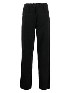 ASPESI pleated straight-leg cotton trousers - Zwart