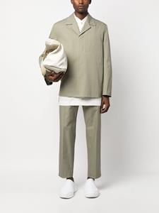 Jil Sander Colbert met enkele rij knopen - Groen