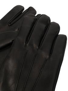 Moschino Leren handschoenen - Zwart