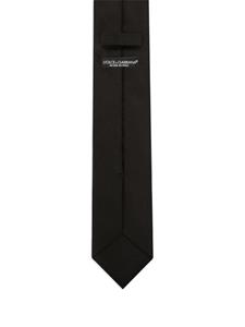 Dolce & Gabbana Zijden stropdas - Zwart