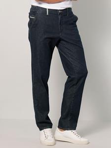 Roger Kent Jeans met elastische inzetten opzij  Donkerblauw