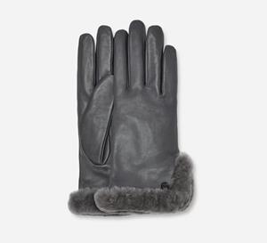 Ugg Handschoenen met split van leer en sheepskin voor Dames in Grey  Shearling