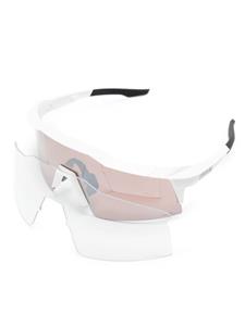 100% Eyewear Speedcraft zonnebril met oversized montuur - Wit