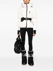 Moncler Grenoble Bouquetin belted padded jacket - Wit