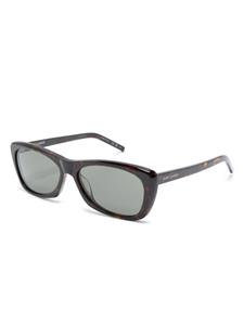 Saint Laurent Eyewear logo-engraved square-frame sunglasses - Bruin