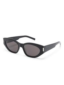 Saint Laurent Eyewear Bold Geo oval-frame sunglasses - Zwart