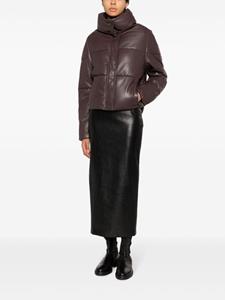 Apparis funnel-neck quilted puffer jacket - Bruin