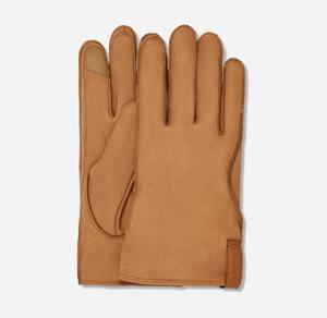 Ugg Leren handschoen met Clamshell-logo in Brown  Leder