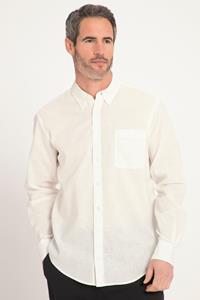 JP1880 Businesshemd Leinenmixhemd Langarm Buttondown-Kragen Modern Fit