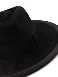 Ruslan Baginskiy Fedora hoed met geborduurd logo - Zwart