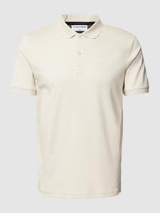 CK Calvin Klein Slim fit poloshirt van katoen met labeldetail