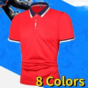 Sunday Day Summer New Crocodile Polo T-shirt Men's Sports Fashion Short-sleeved Loose Breathable Casual T-shirt Yasheng