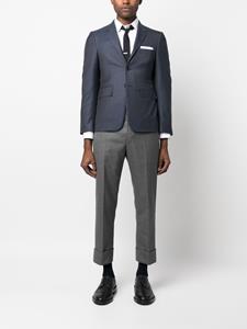 Thom Browne Blazer met enkele rij knopen - Blauw