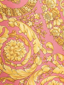 Versace Sjaal met barokprint - Roze