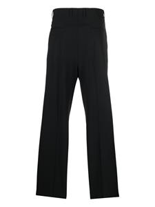MSGM Pantalon met geplooid detail - Zwart