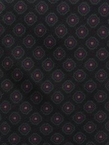 Ralph Lauren Purple Label Stropdas met geometrisch patroon - Zwart