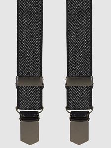 LLOYD Men’s Belts Hosenträger Classic Y-Form, mit 3 Clips, 25mm Bandbreite, für Herren, Leder Schulterteil