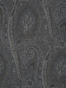 ETRO Sjaal met paisley-print - Zwart