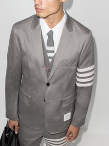 Thom Browne Blazer met enkele rij knopen - Grijs