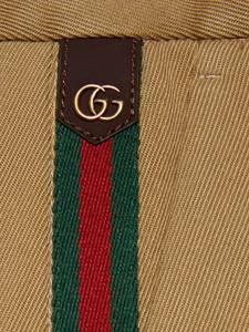 Gucci Pantalon met web detail - Beige