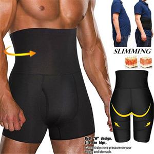 InFayeWH Mannen lichaam shaper buik controle afslanken shapewear shorts hoge taille fitness taille stabiele beschermer